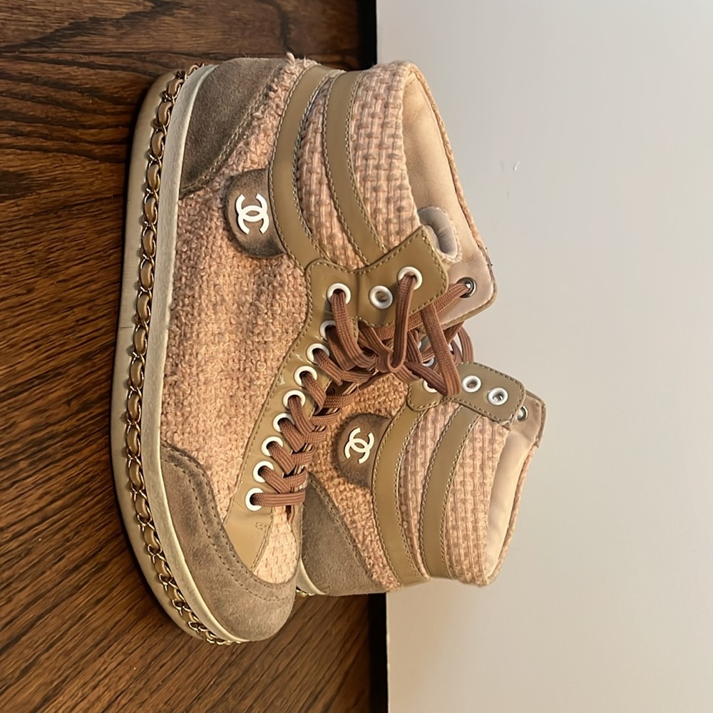 CHANEL S20' Light Pink Tweed High - Picture 3 of 5